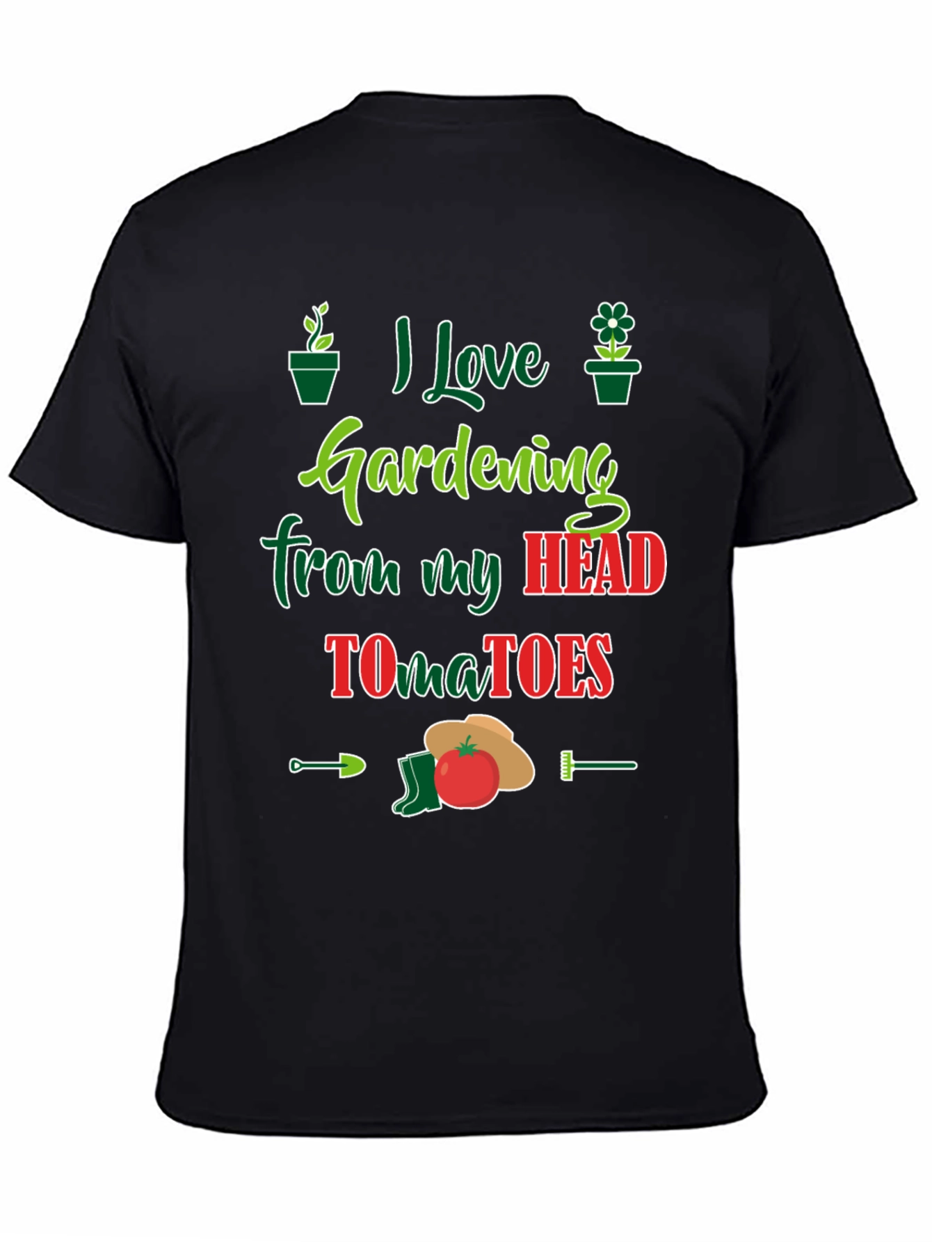 Gardening Lovers T-Shirt - Head Tomatoes Funny Tee