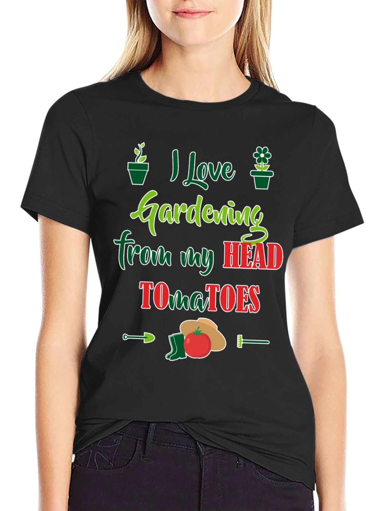 Gardening Lovers T-Shirt - Head Tomatoes Funny Tee