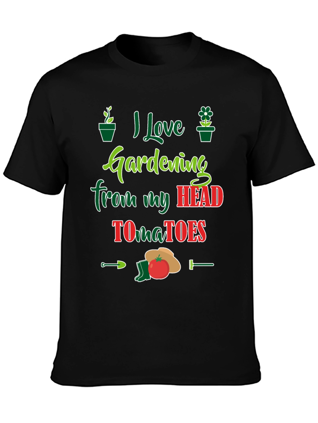 Gardening Lovers T-Shirt - Head Tomatoes Funny Tee