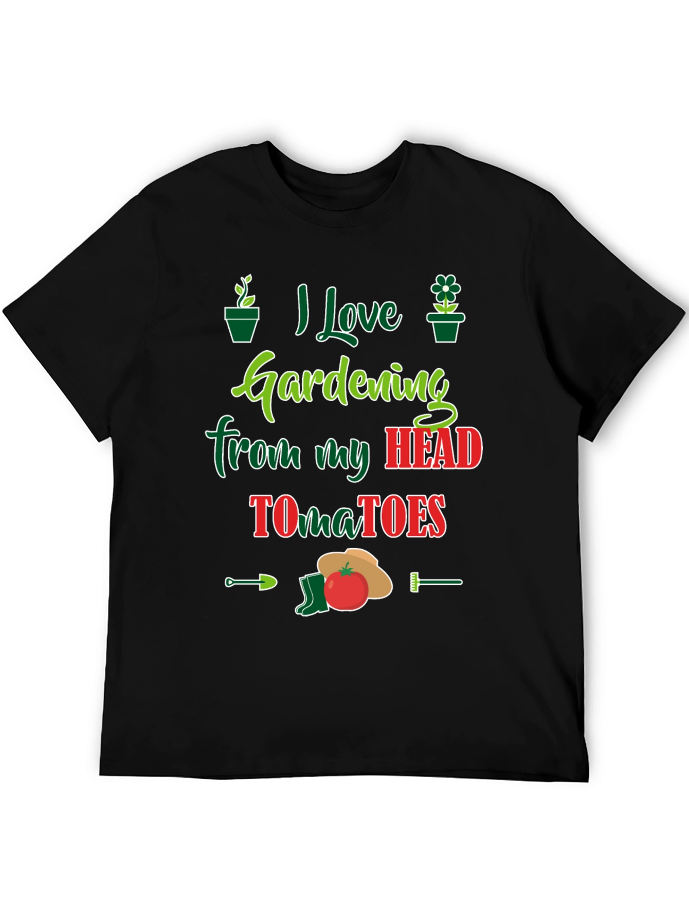 Gardening Lovers T-Shirt - Head Tomatoes Funny Tee