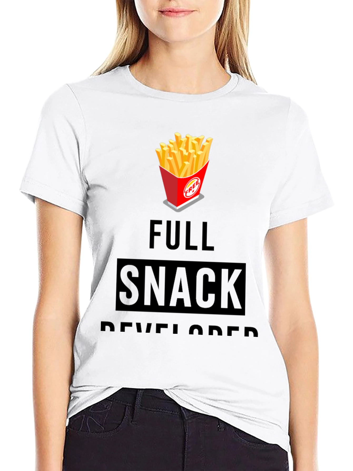 Full Snack Developer Graphic T-Shirt