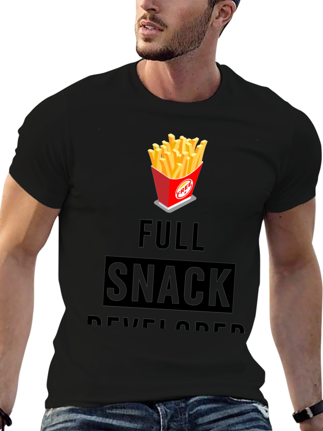 Full Snack Developer Graphic T-Shirt