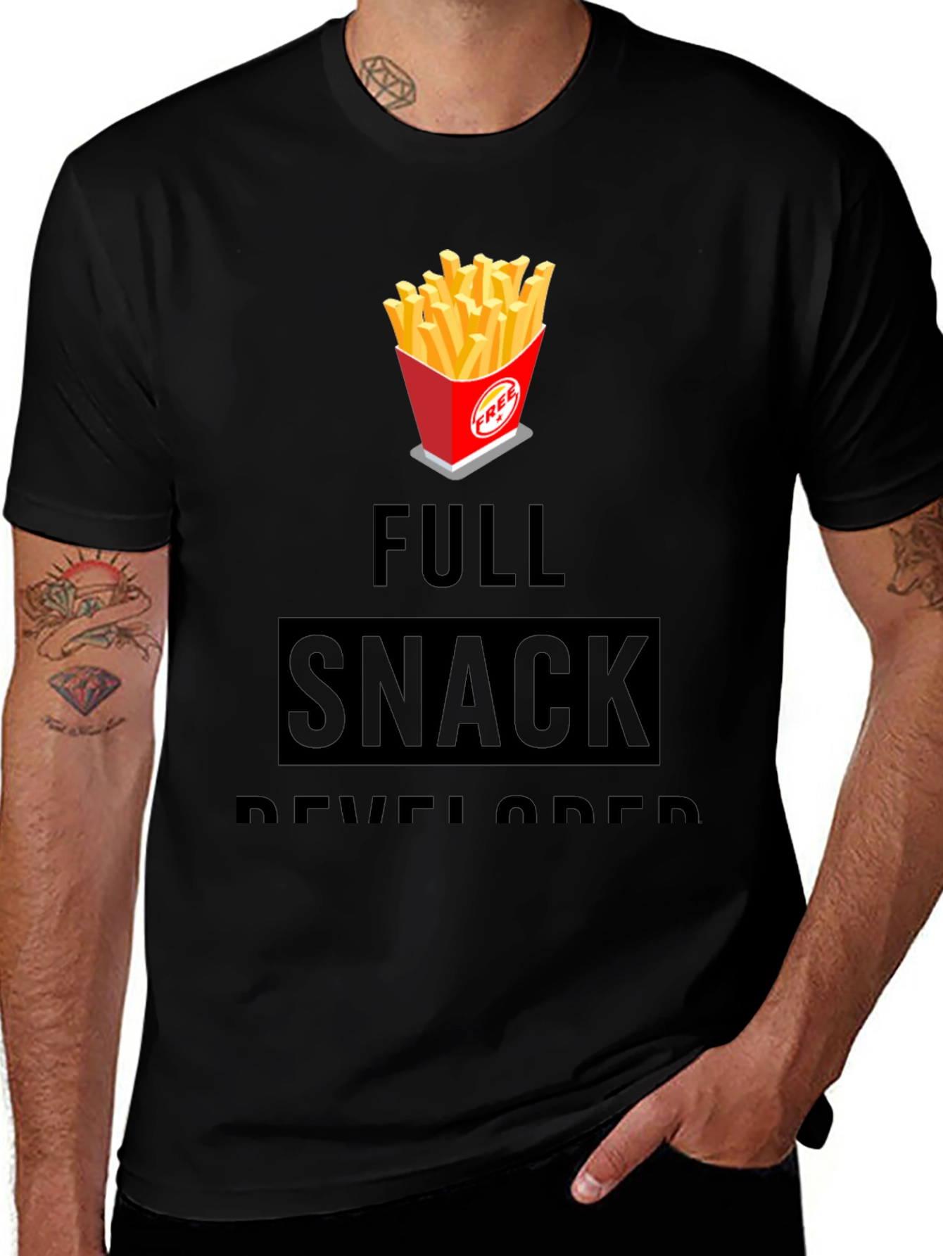 Full Snack Developer Graphic T-Shirt