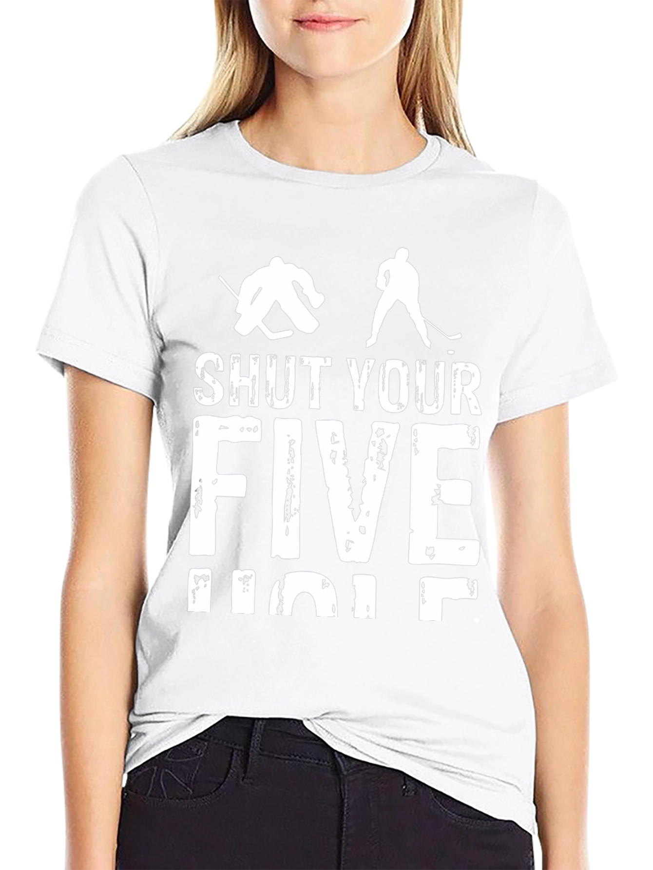 Shut Your Five Hole Hockey T-Shirt