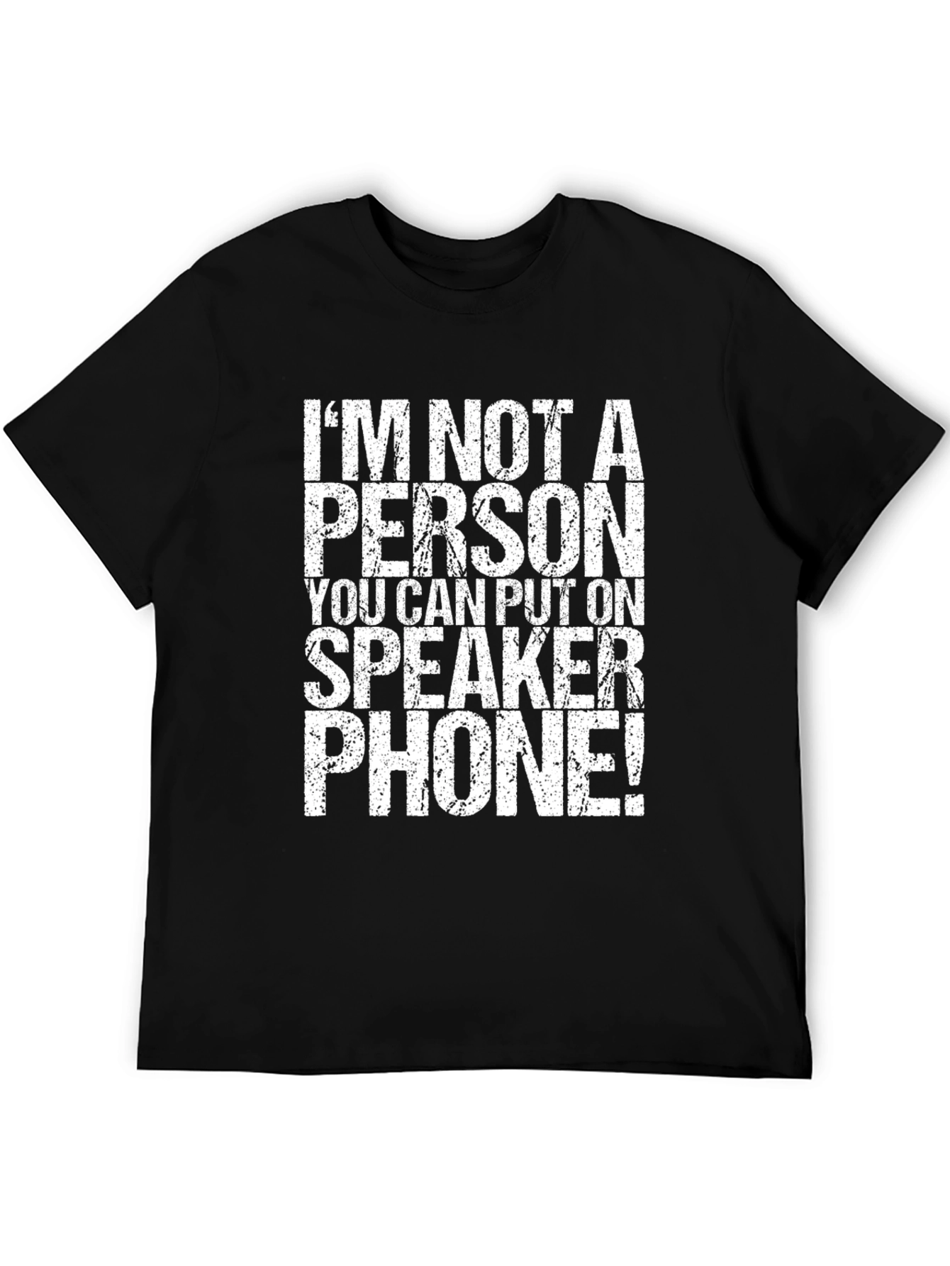 Speaker Phone Sarcastic T-Shirt