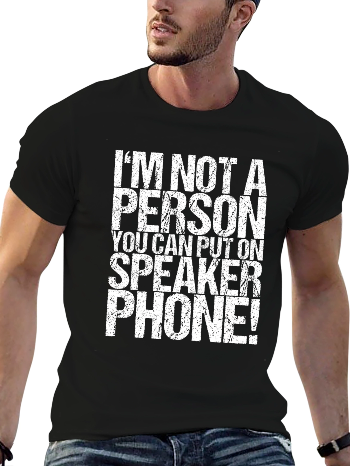 Speaker Phone Sarcastic T-Shirt