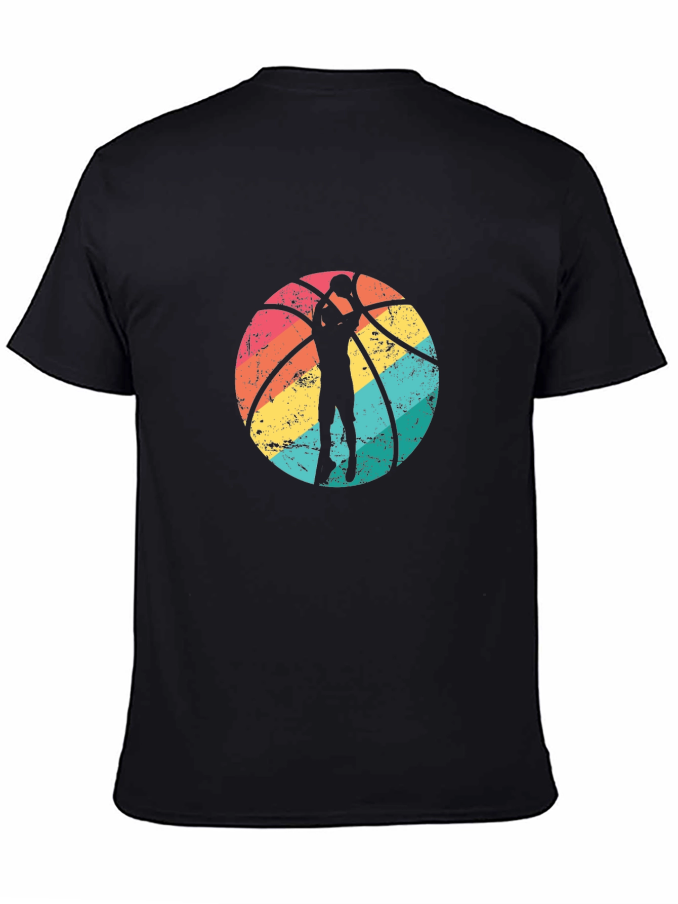 Retro Basketball Graphic Tee - Stylish Sports T-Shirt