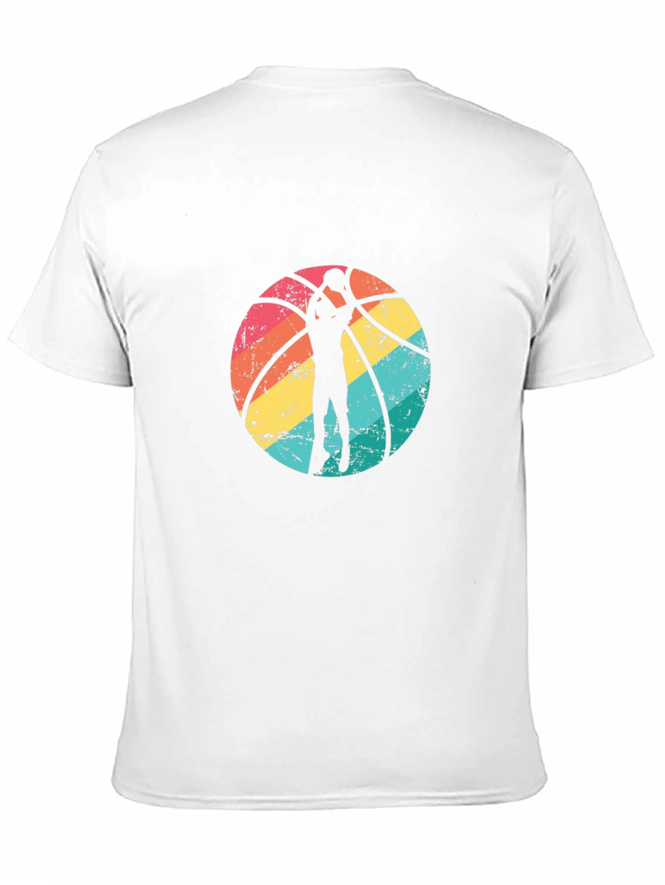 Retro Basketball Graphic Tee - Stylish Sports T-Shirt