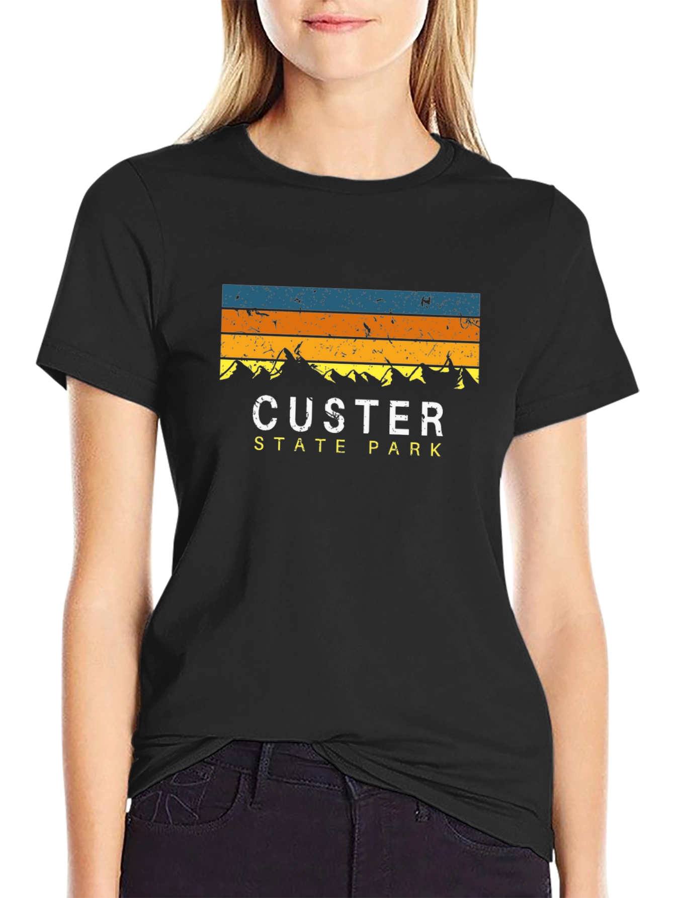 Custer State Park Retro Graphic Tee