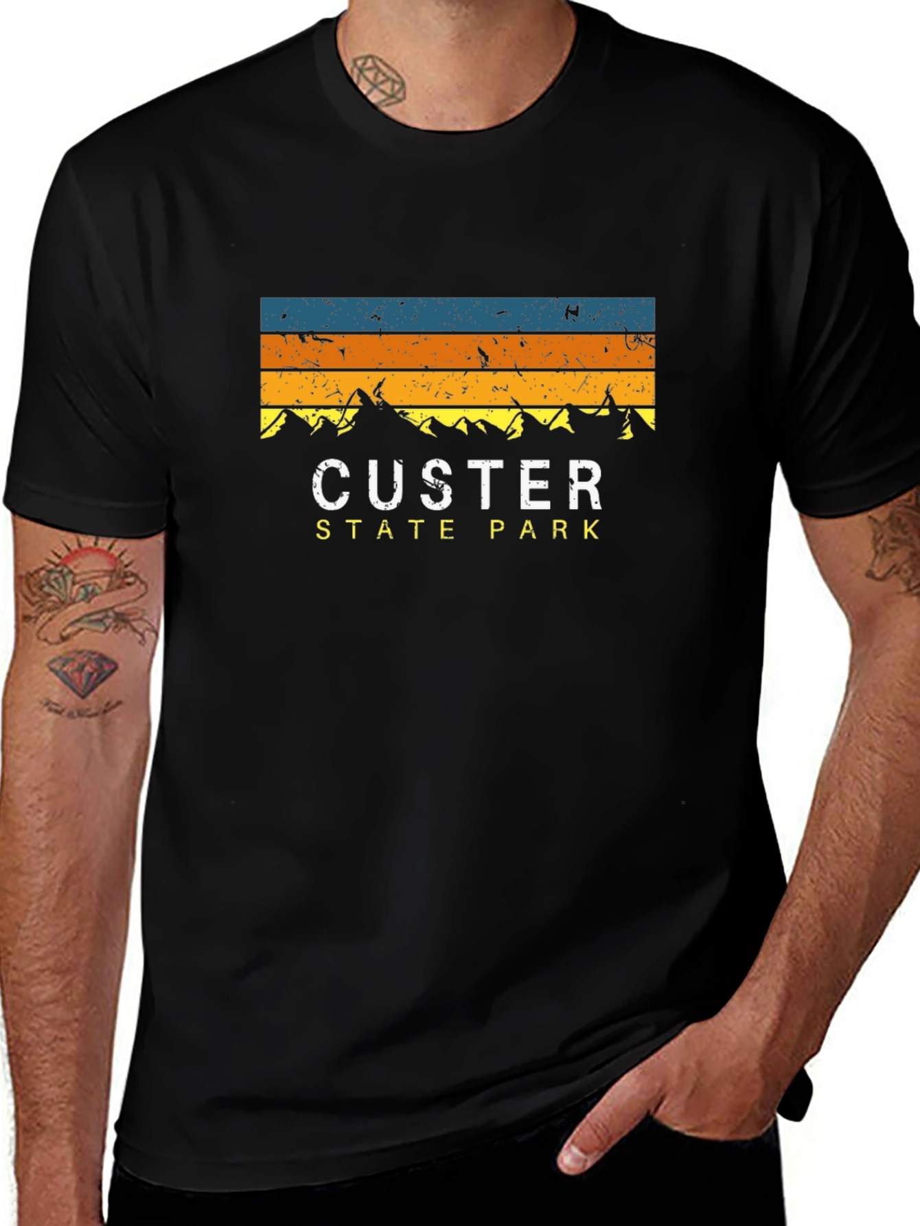 Custer State Park Retro Graphic Tee