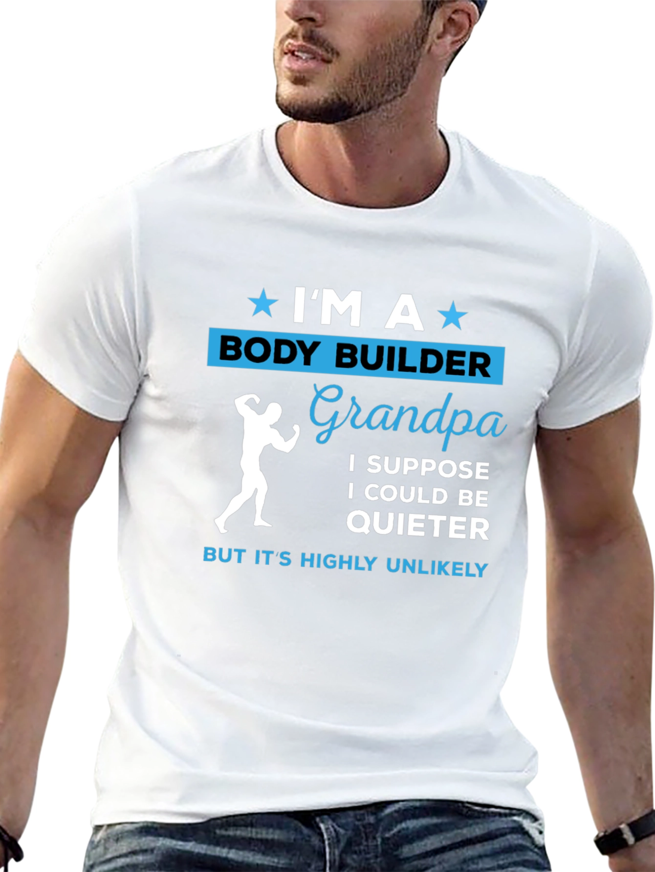 Body Builder Grandpa T-Shirt