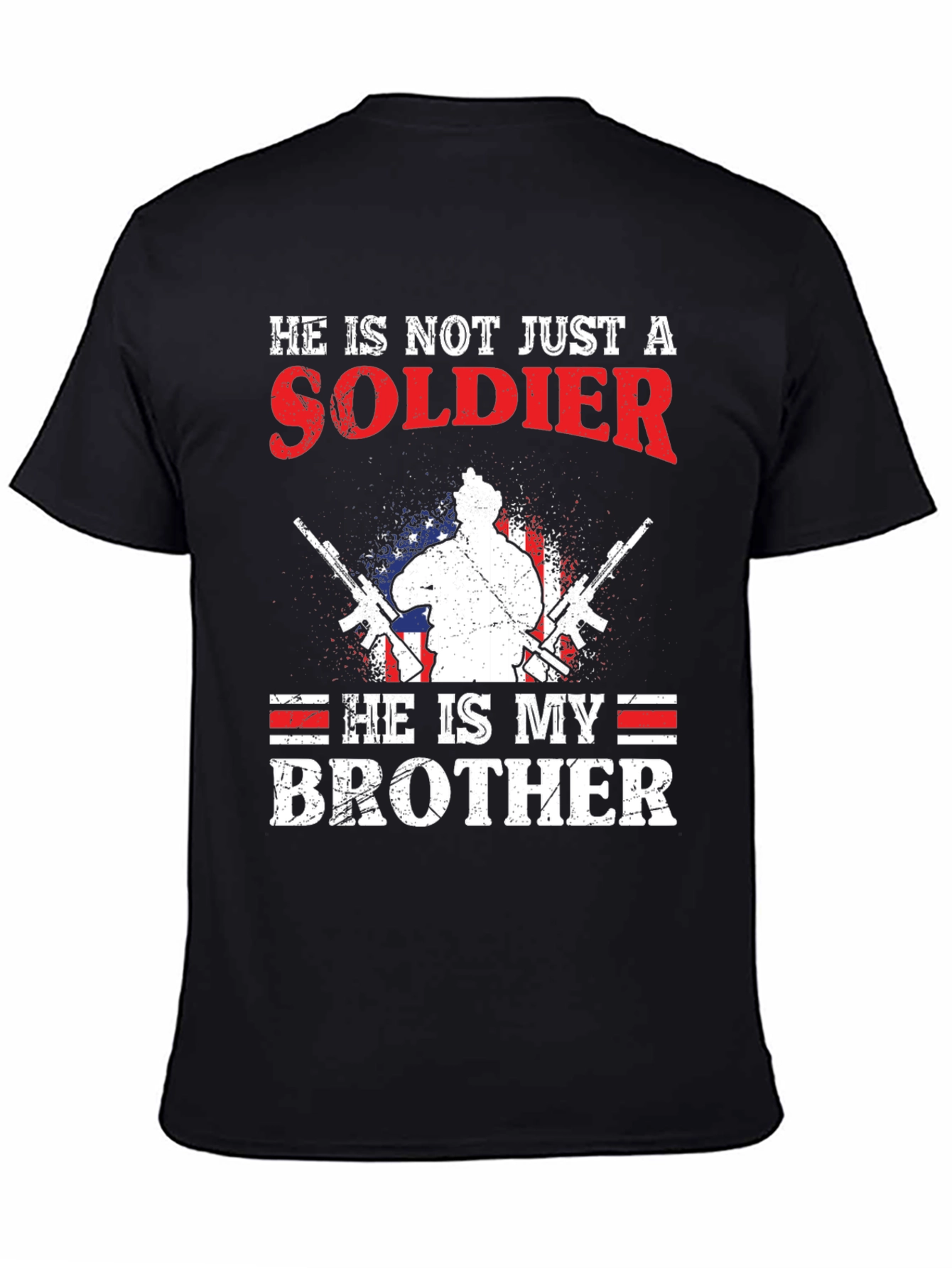 Soldier Brother T-Shirt - Patriotic Design