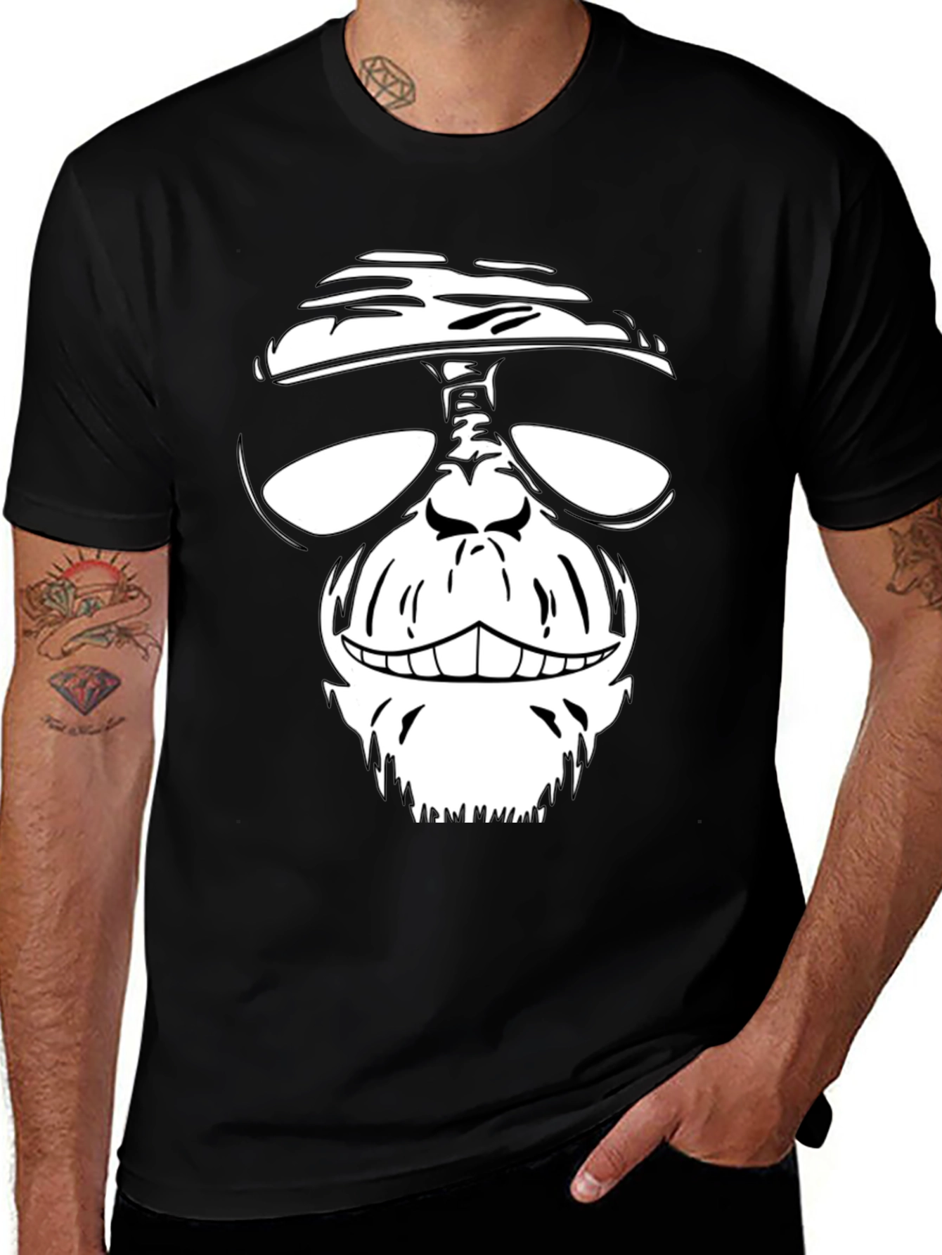 Cool Chimp Graphic Tee - Black