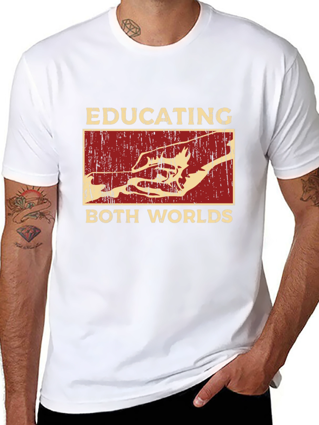 Educating Both Worlds Graphic Tee