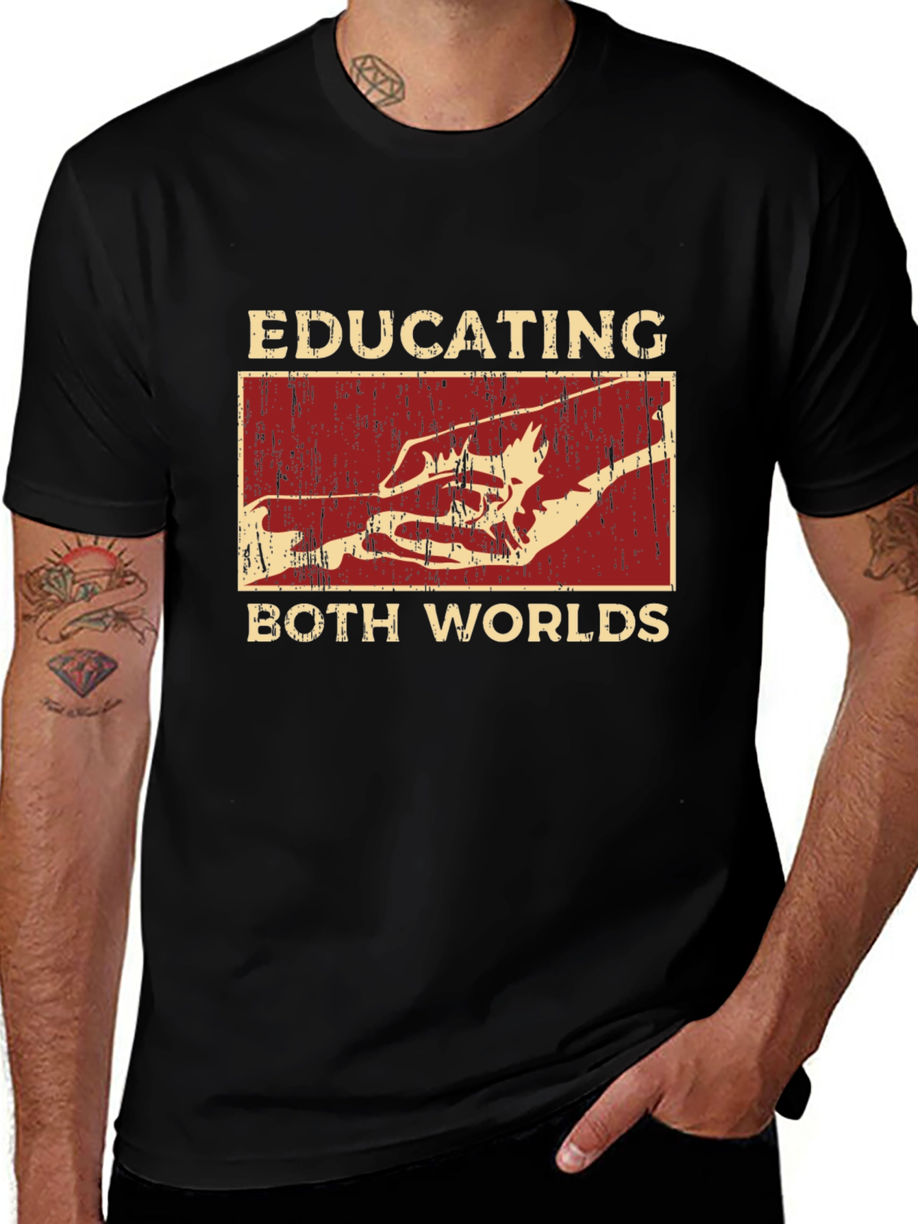 Educating Both Worlds Graphic Tee