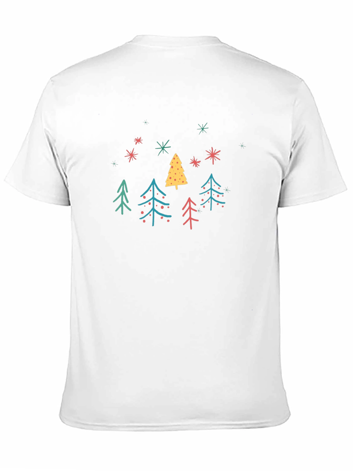 Festive Christmas Tree Graphic Tee - Holiday Style