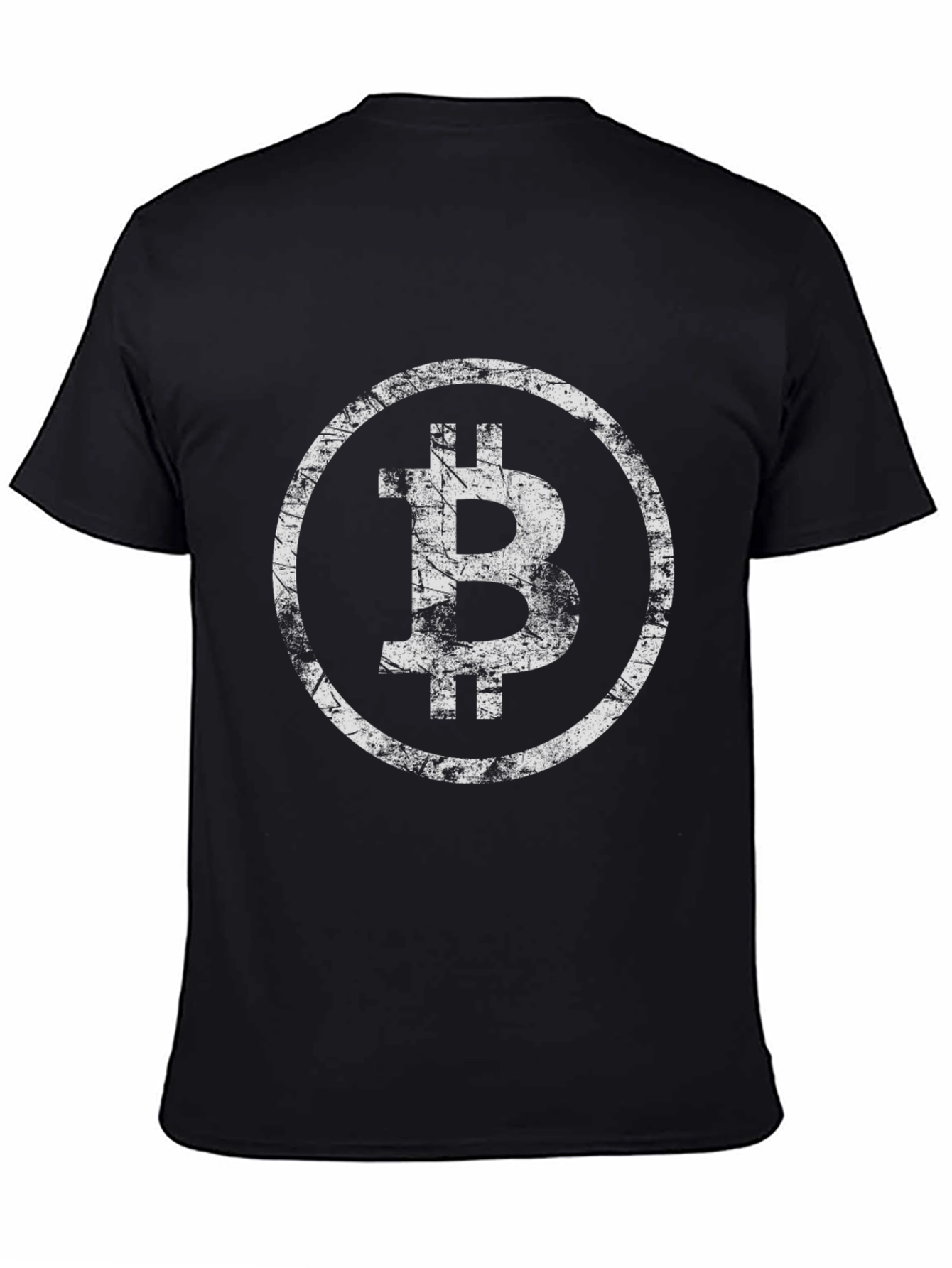 Bitcoin Distressed Graphic T-Shirt - Crypto Tee