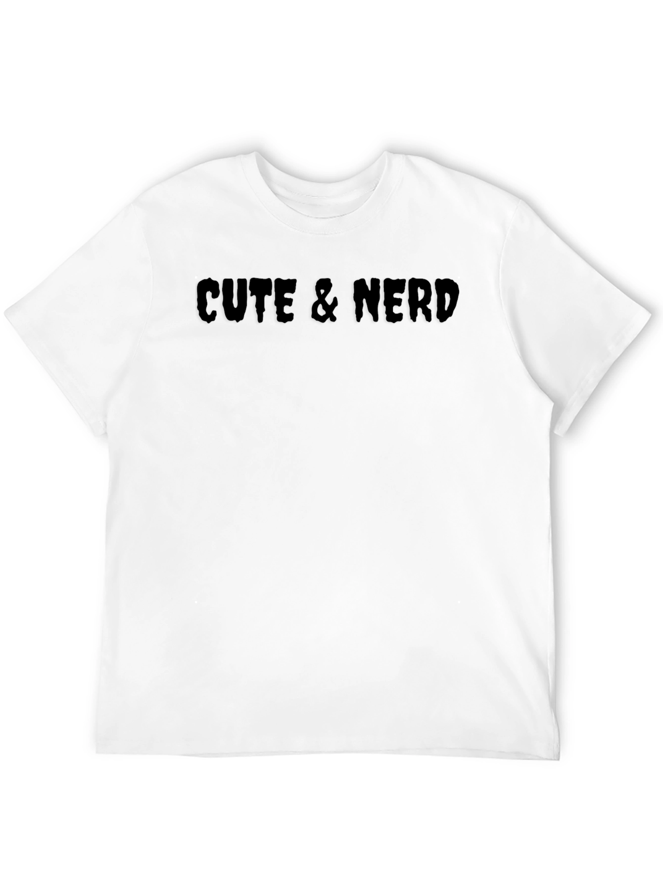 Cute & Nerd Black T-Shirt