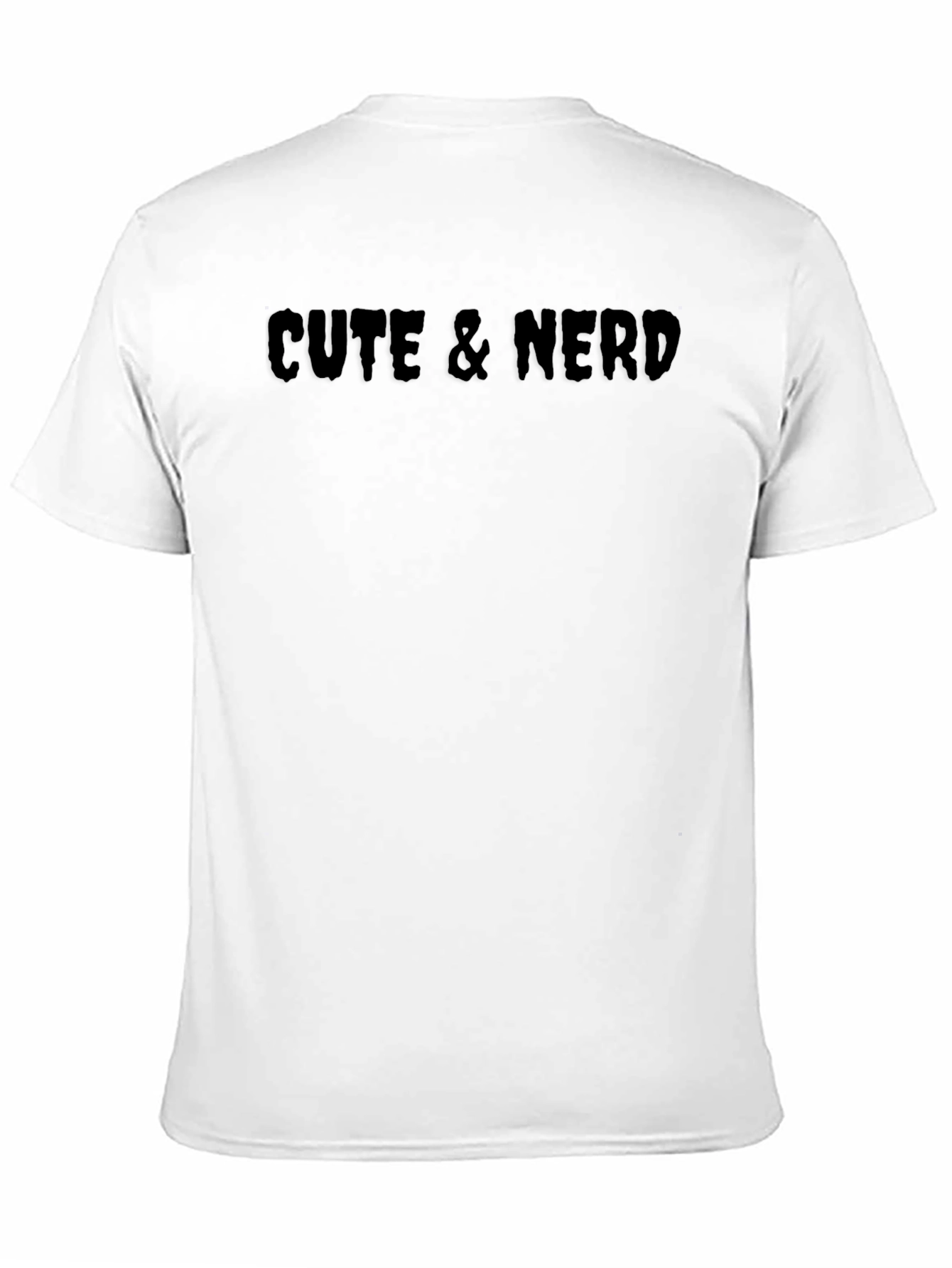 Cute & Nerd Black T-Shirt