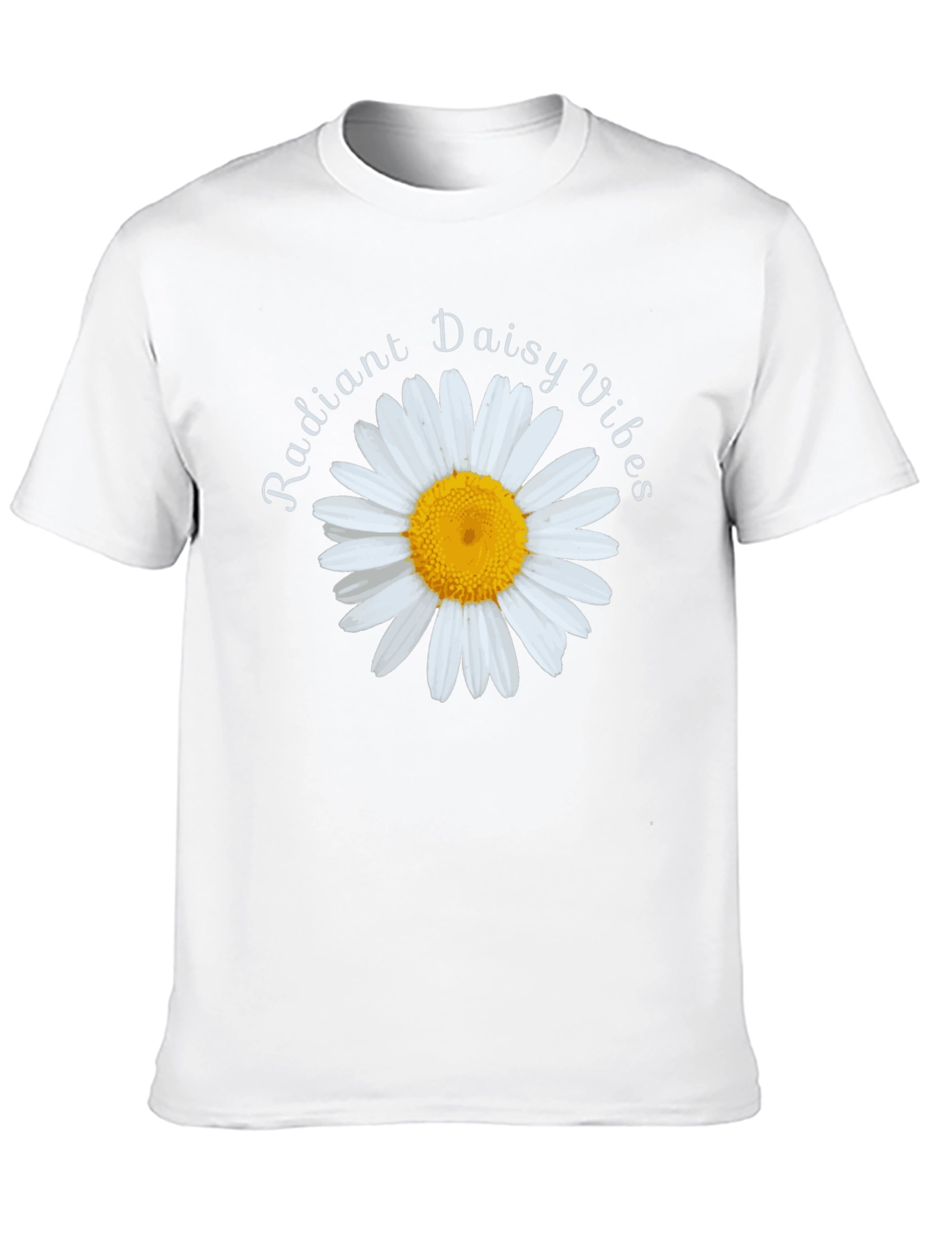 Radiant Daisy Vibes Graphic Tee - Unisex Soft Cotton