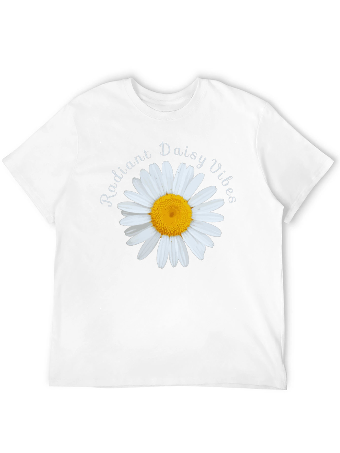 Radiant Daisy Vibes Graphic Tee - Unisex Soft Cotton