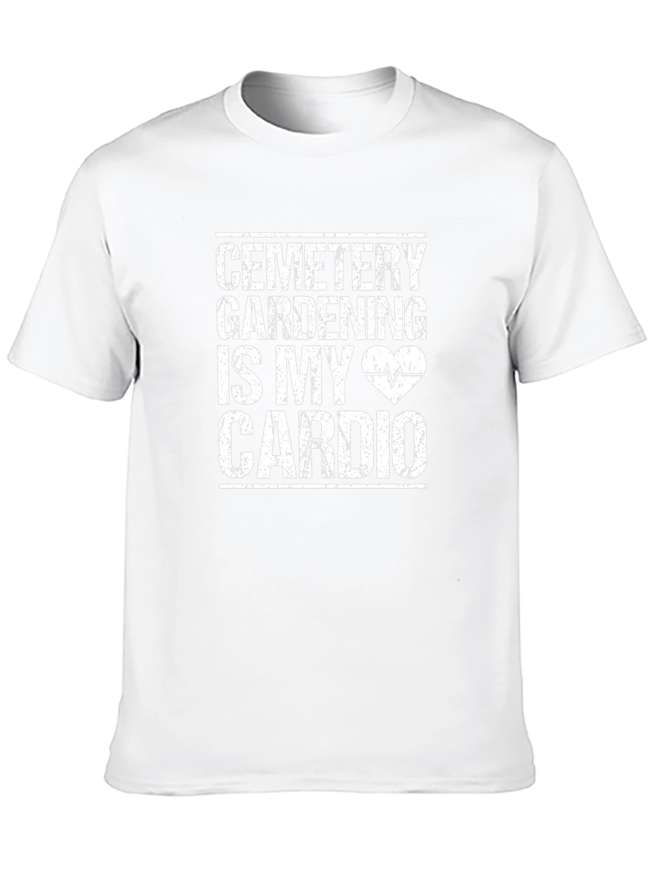 Cemetery Gardening T-Shirt - Cardio Funny Graphic Tee
