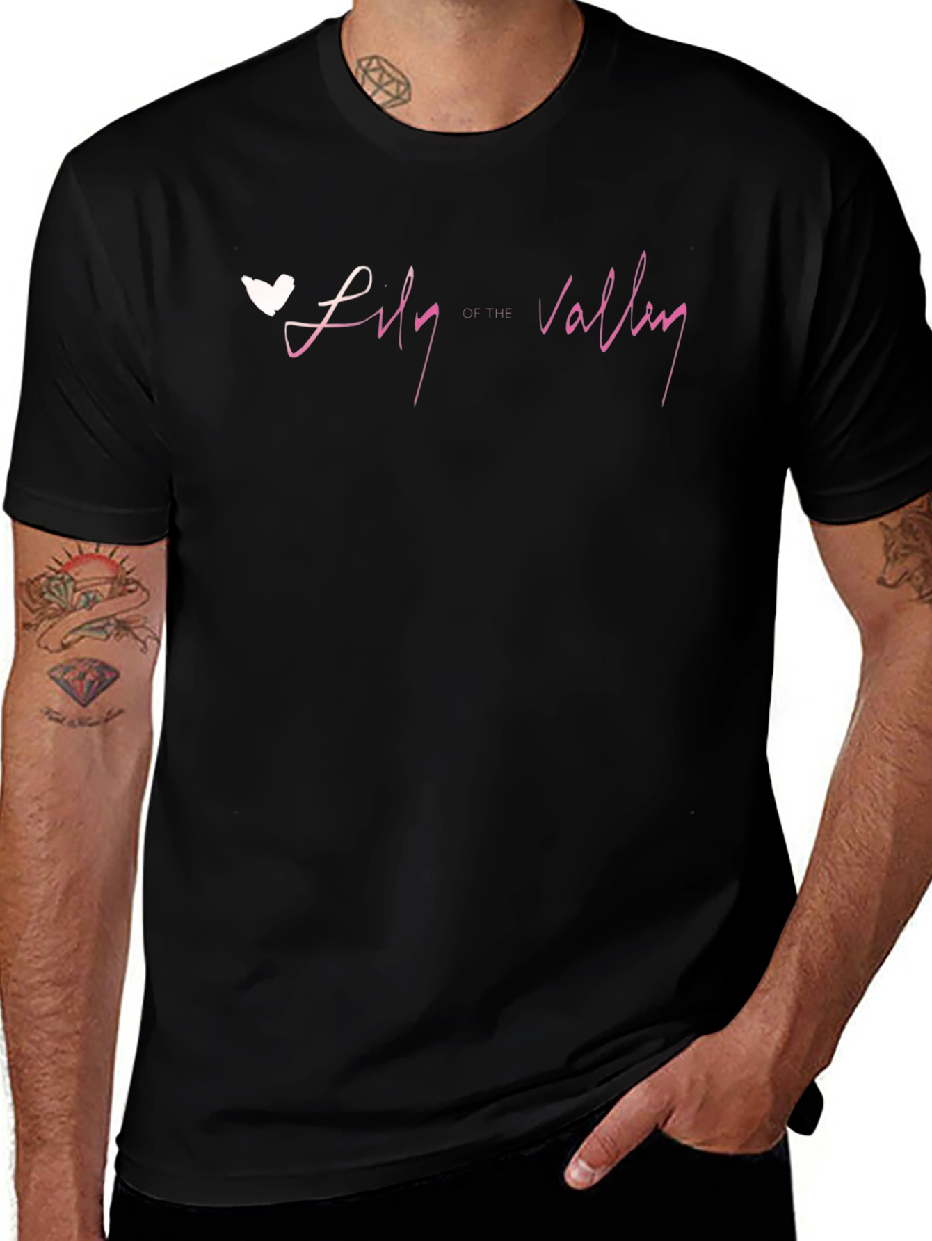 Lily of the Valley Heart Graphic Tee