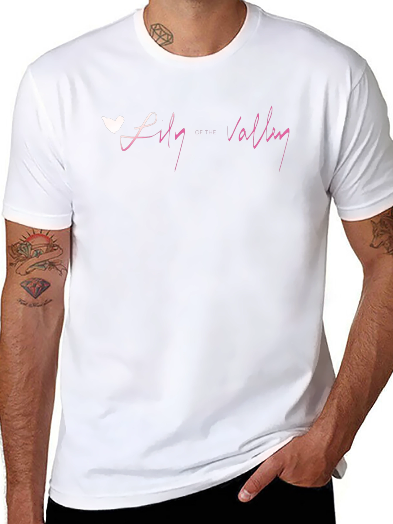 Lily of the Valley Heart Graphic Tee