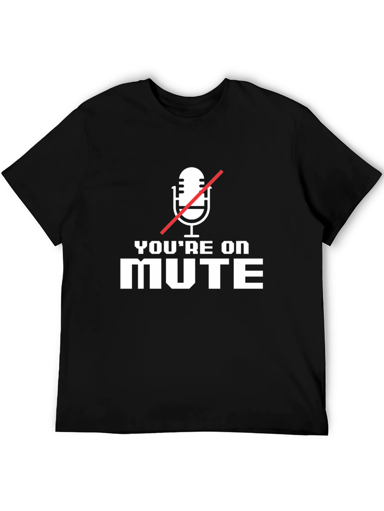 Youre On Mute Graphic Tee - Black
