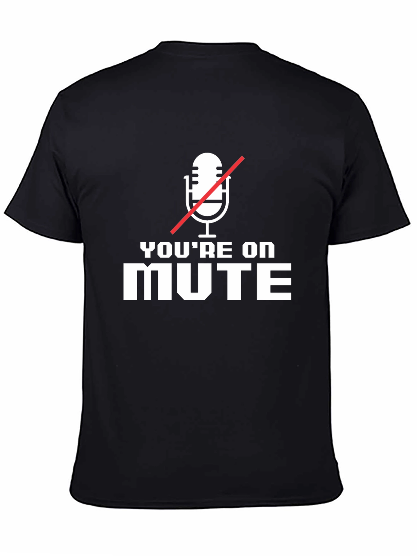 Youre On Mute Graphic Tee - Black