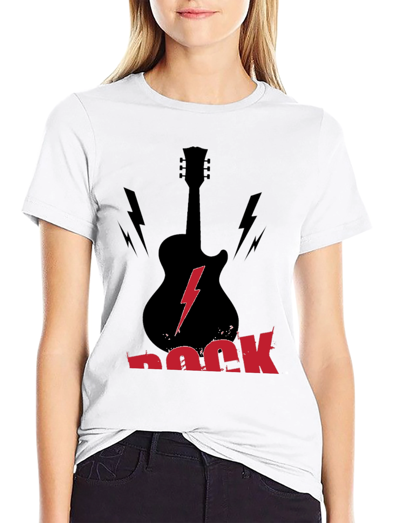 Rock Guitar T-Shirt - Black