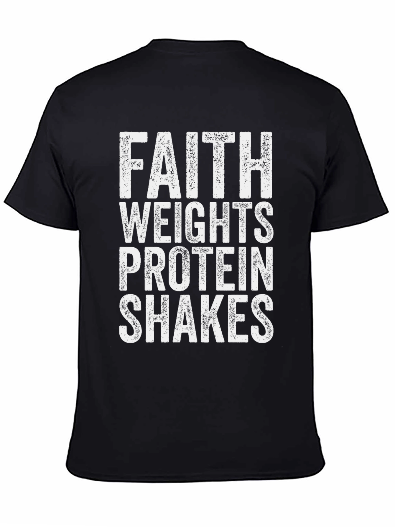Faith Weights Protein Shakes Graphic Tee