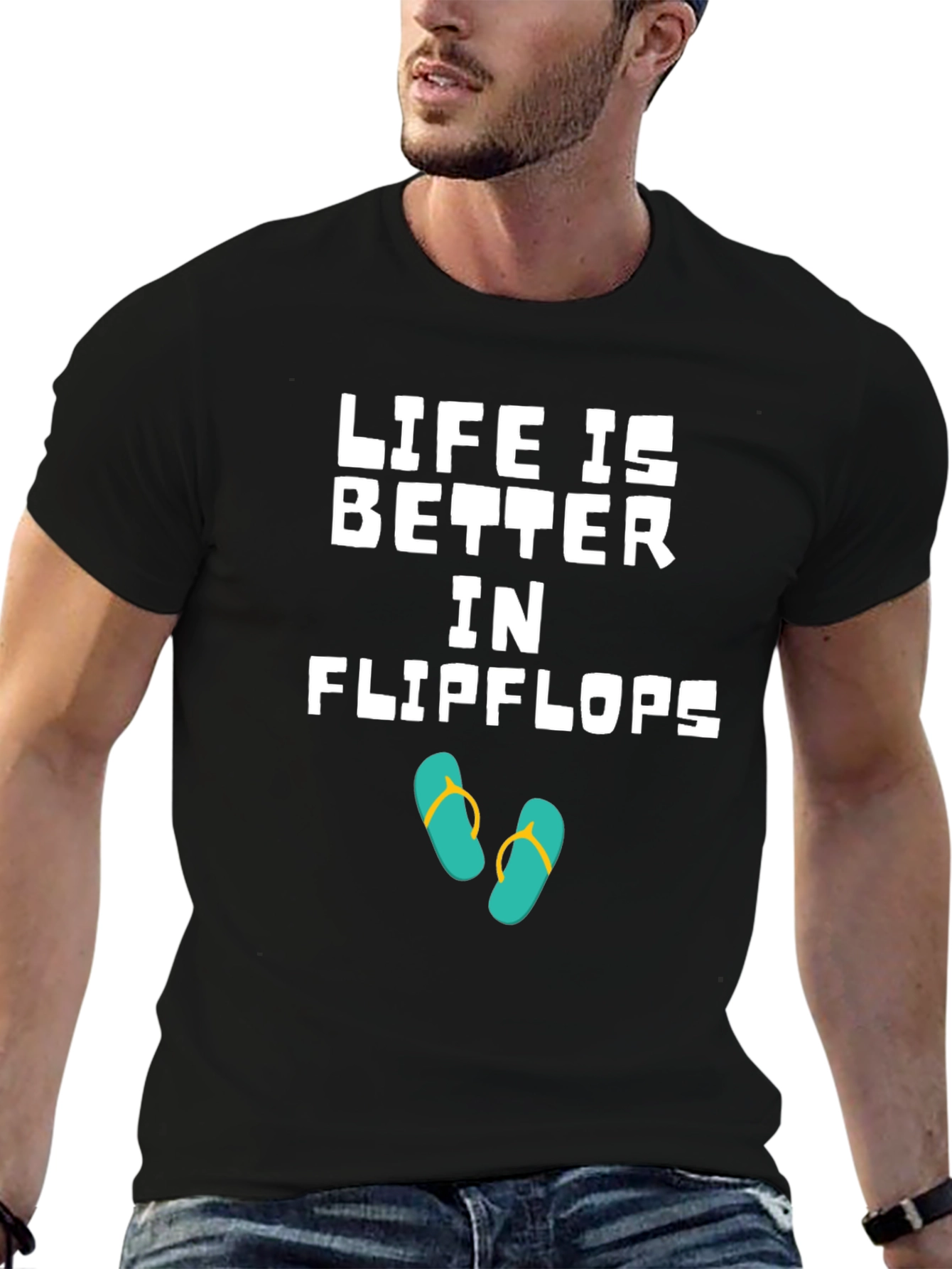 Life Is Better In Flip Flops Graphic Tee