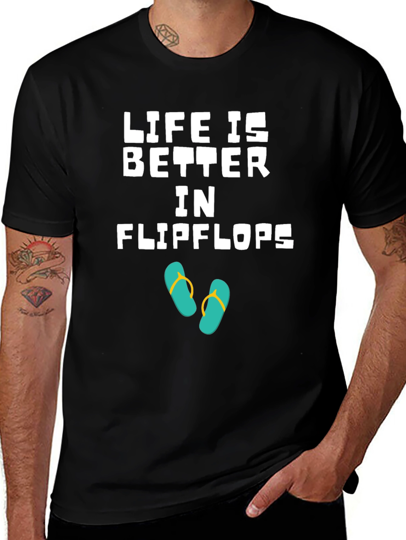Life Is Better In Flip Flops Graphic Tee