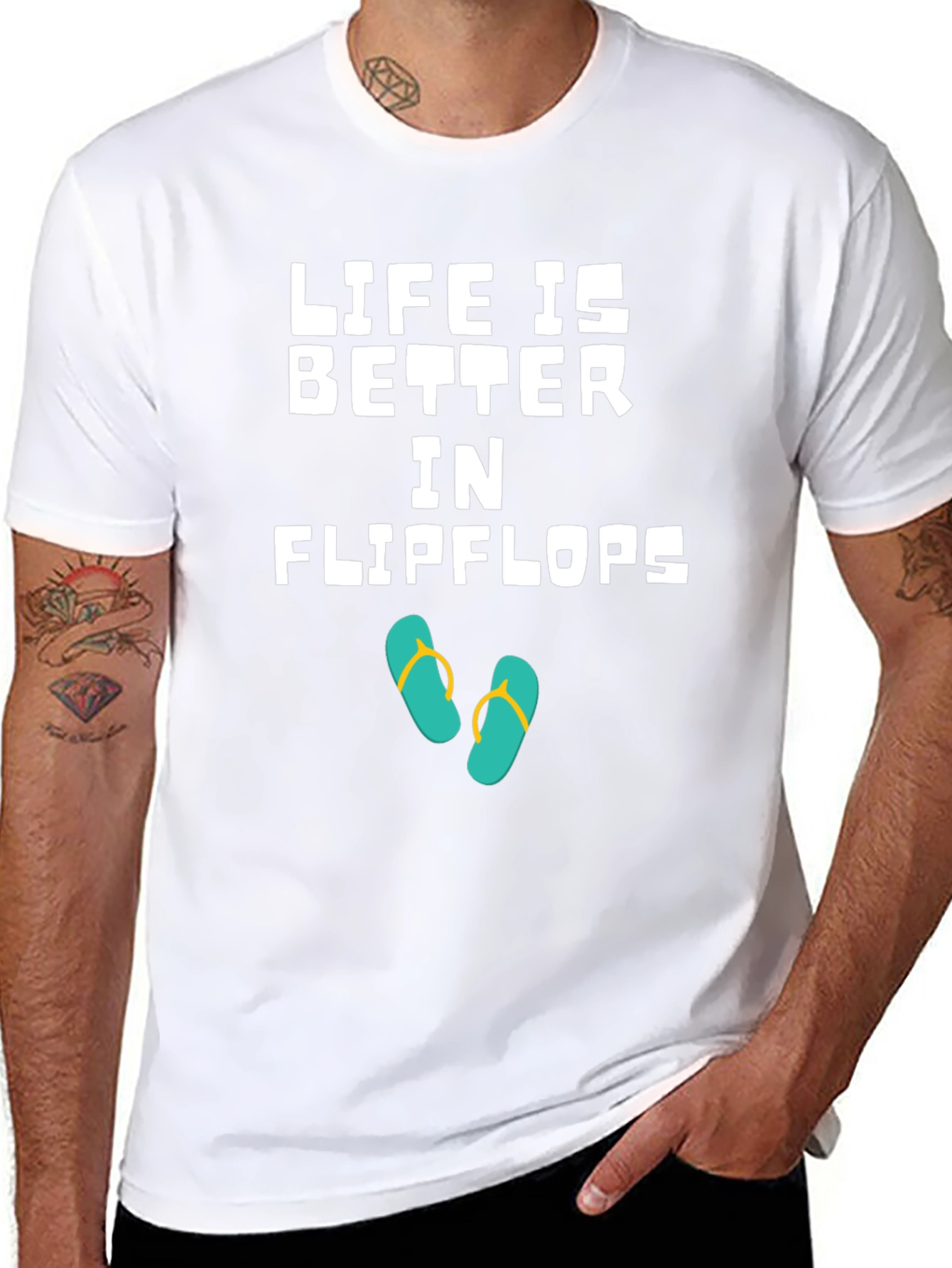 Life Is Better In Flip Flops Graphic Tee