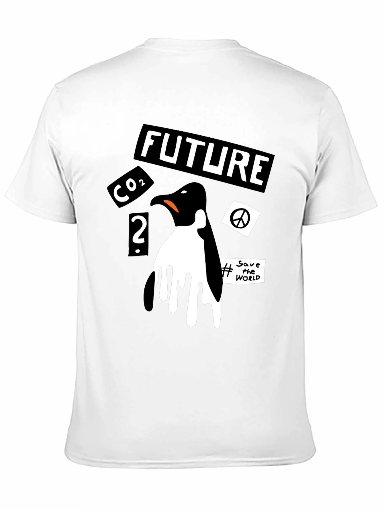 Penguin Climate Change Awareness T-Shirt