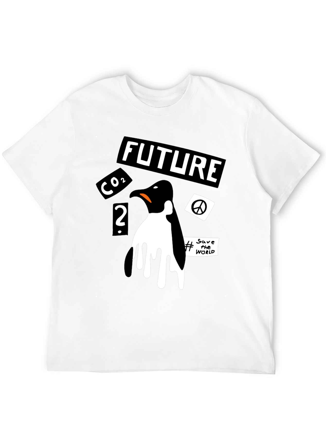Penguin Climate Change Awareness T-Shirt