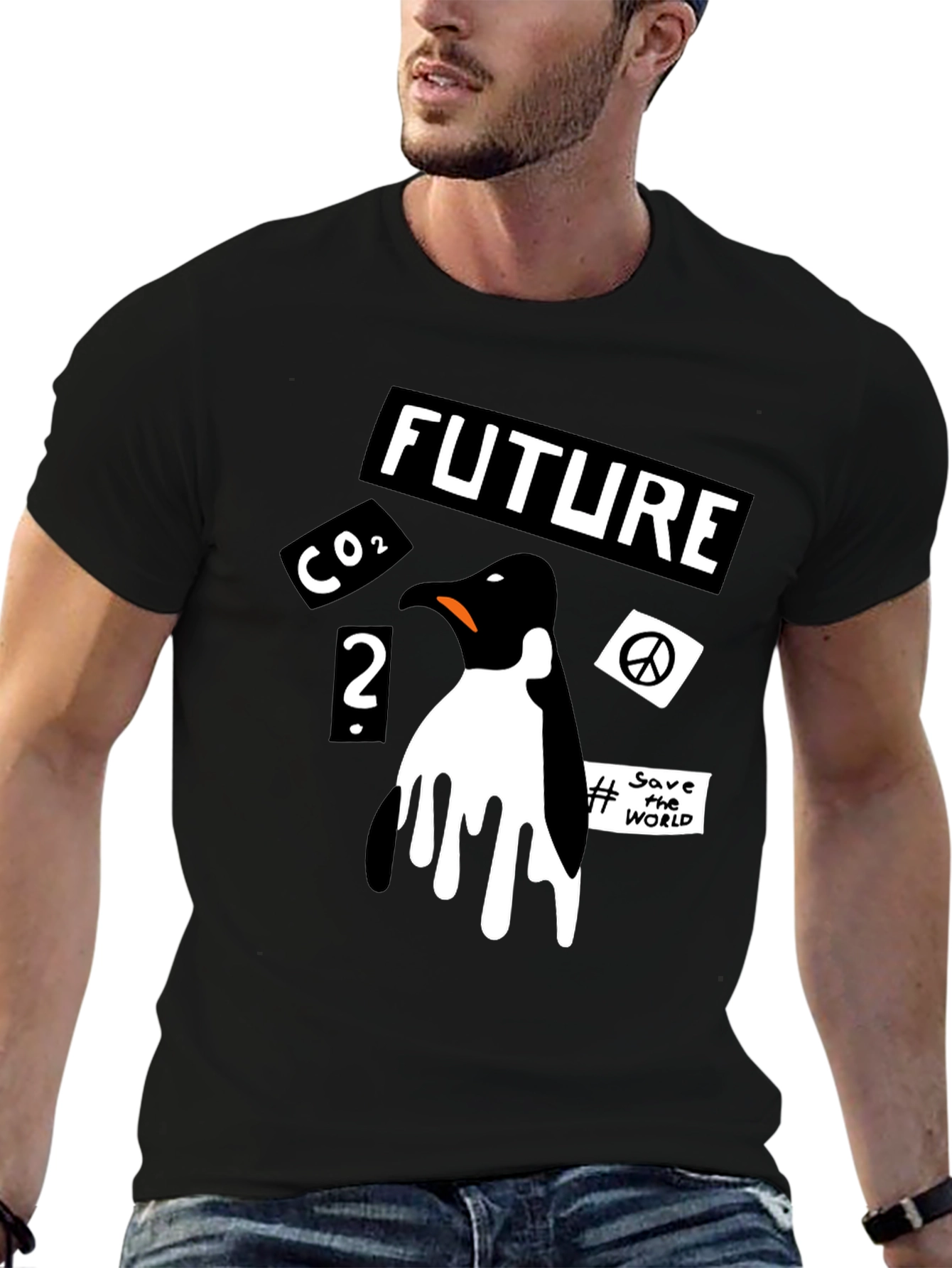 Penguin Climate Change Awareness T-Shirt