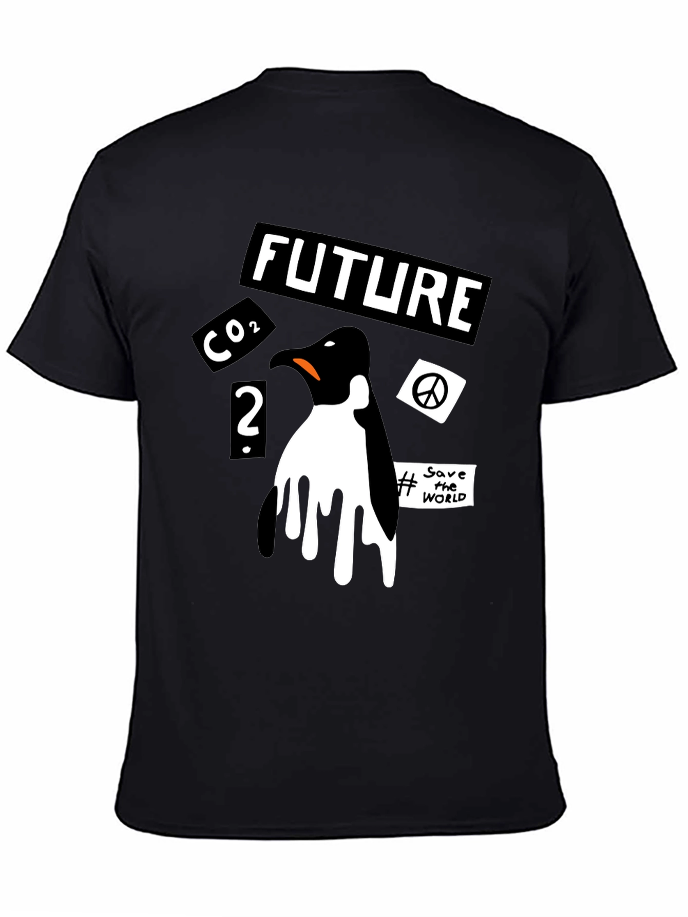 Penguin Climate Change Awareness T-Shirt