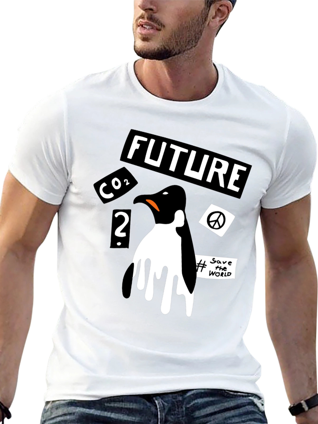 Penguin Climate Change Awareness T-Shirt
