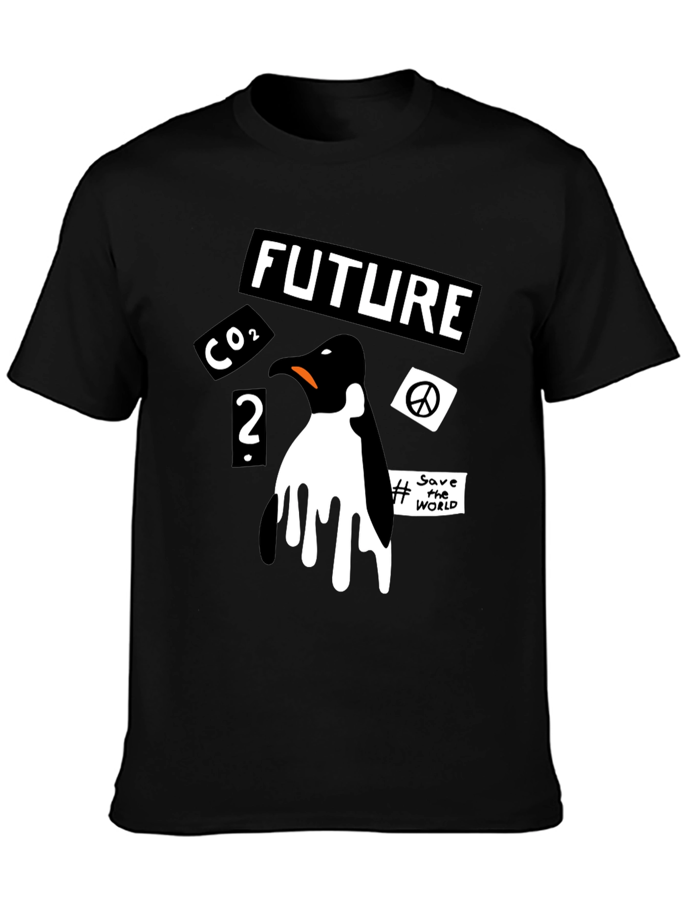 Penguin Climate Change Awareness T-Shirt