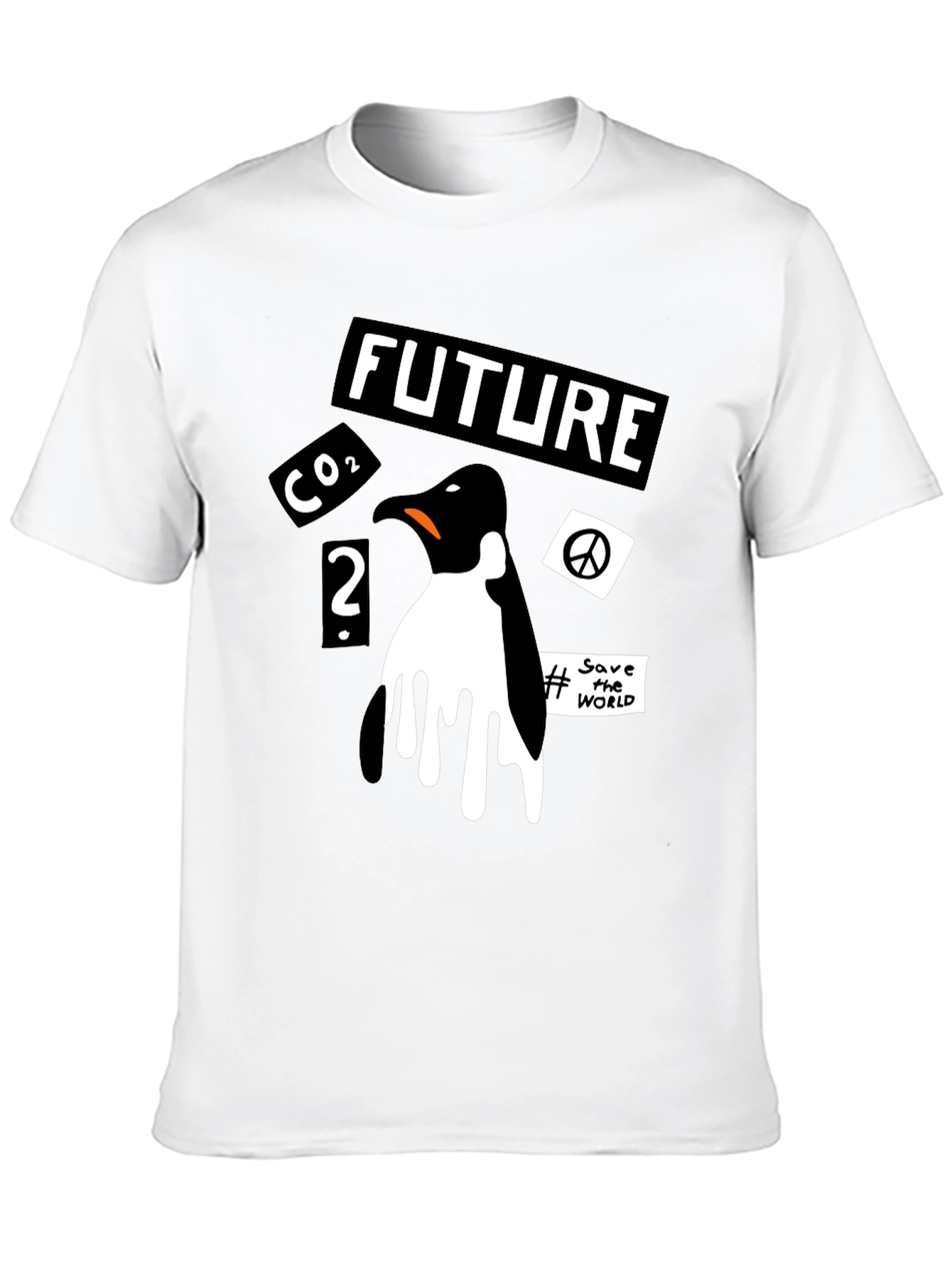 Penguin Climate Change Awareness T-Shirt