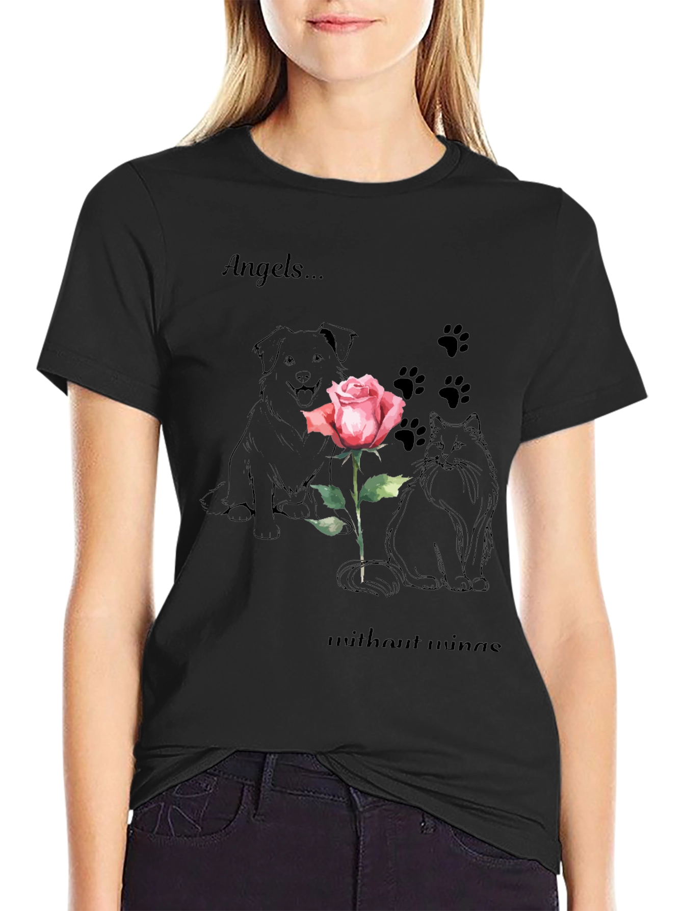 Angels Without Wings Graphic Tee