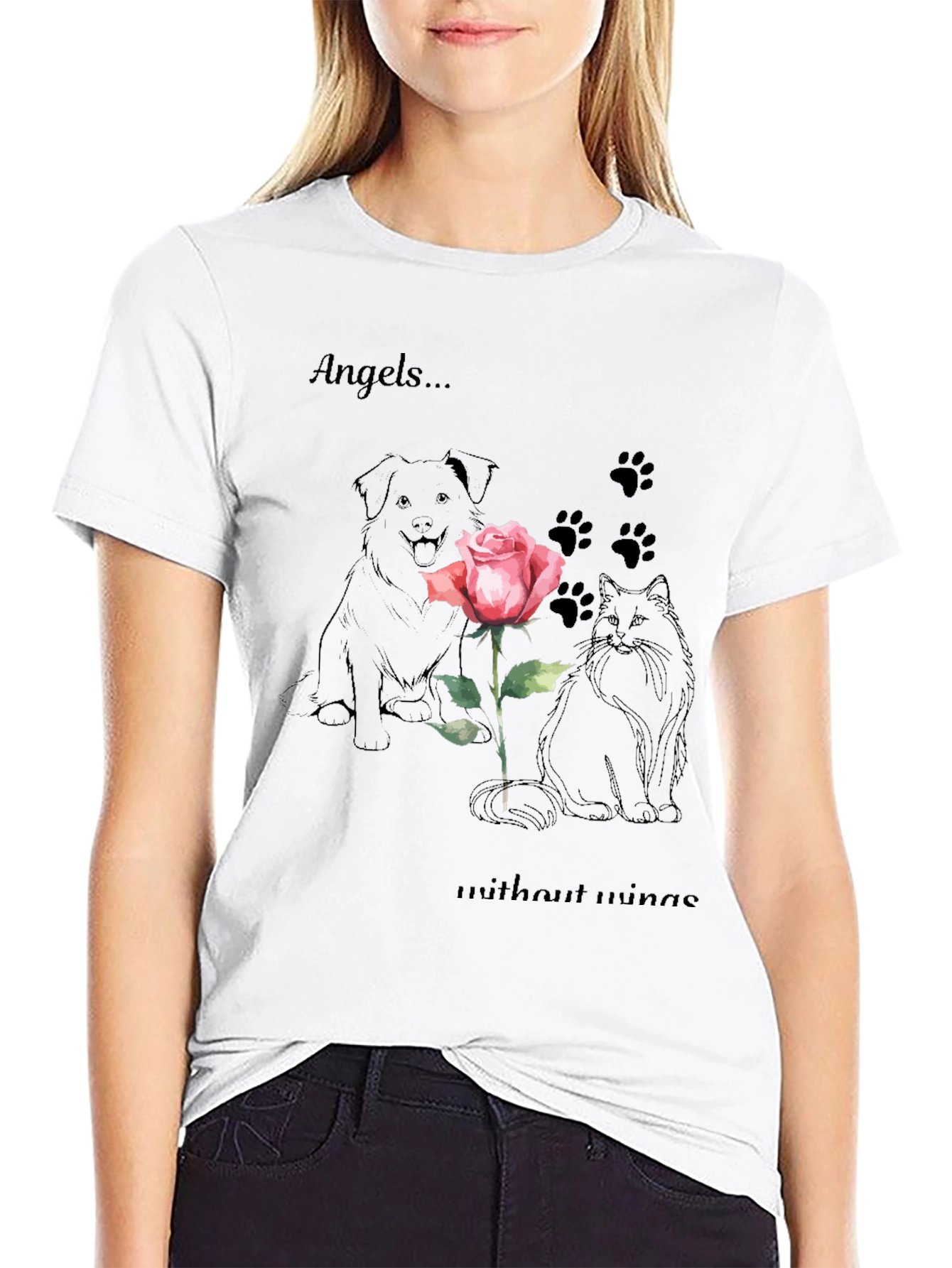Angels Without Wings Graphic Tee