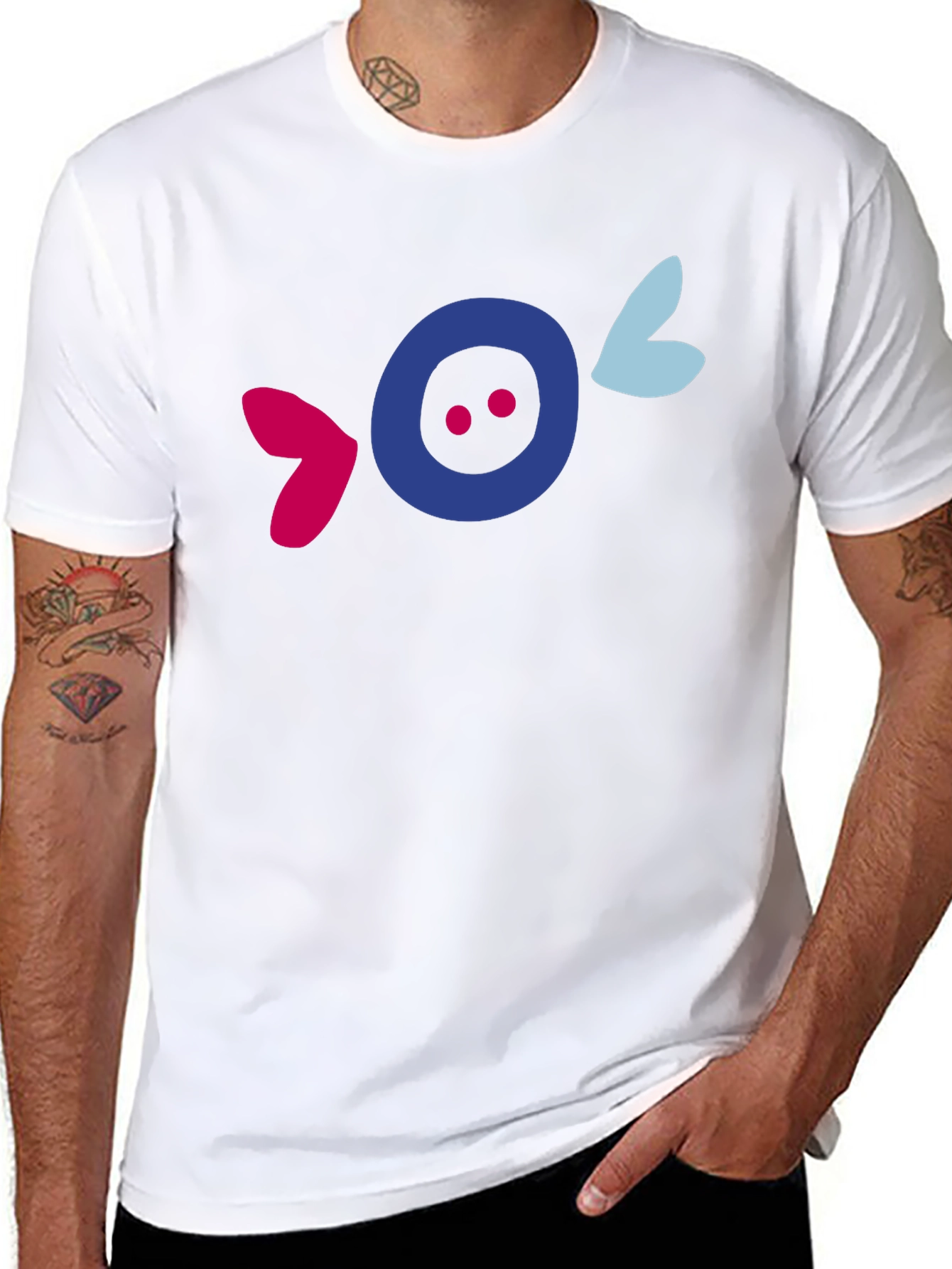 Candy Graphic Tee - Soft Cotton Blend