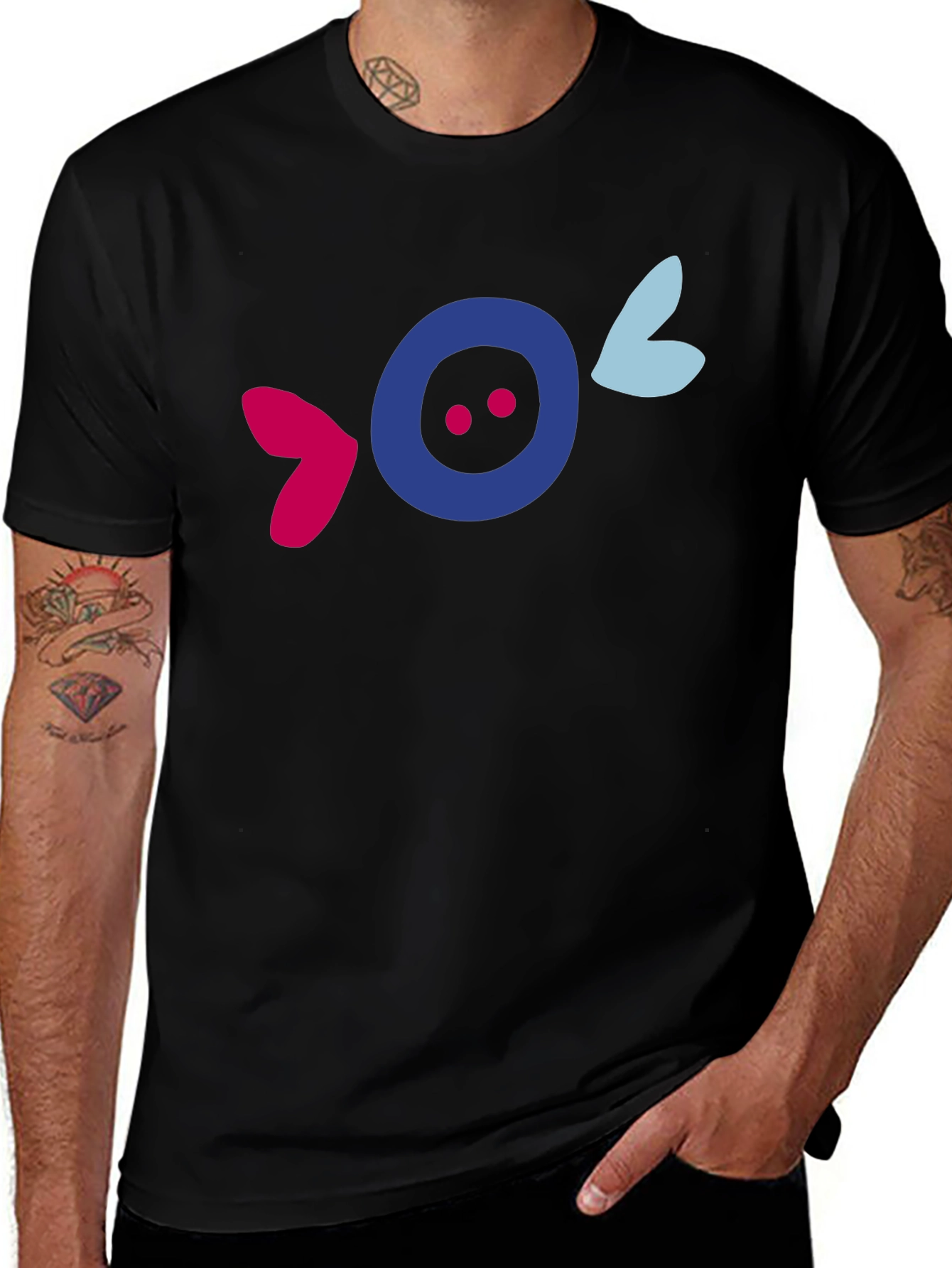 Candy Graphic Tee - Soft Cotton Blend