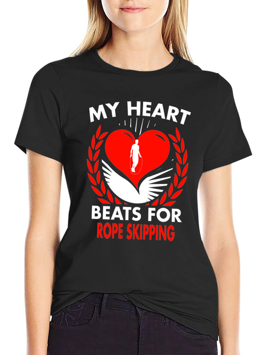 My Heart Beats For Rope Skipping T-Shirt
