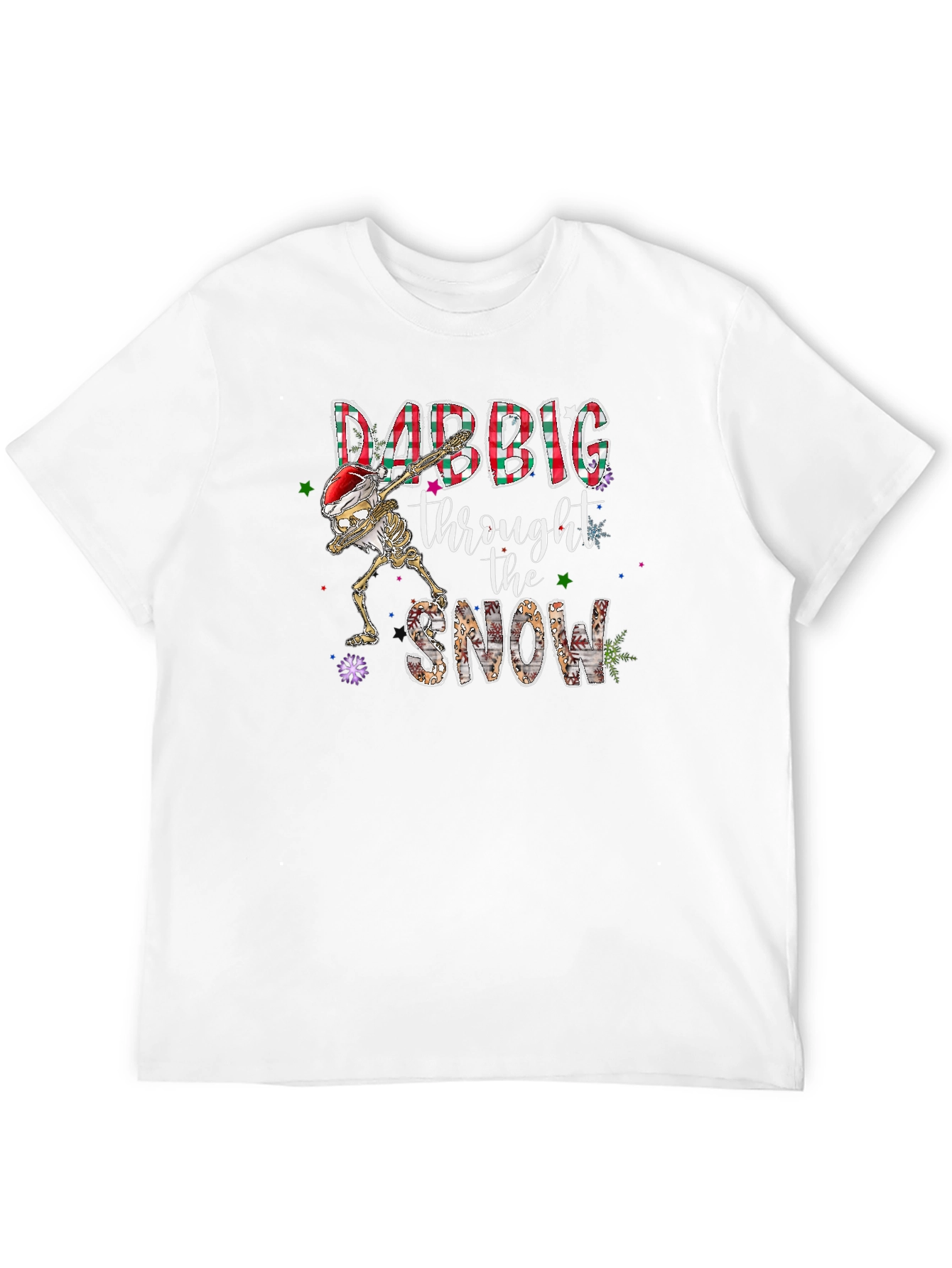Dabbing Through The Snow Graphic Tee