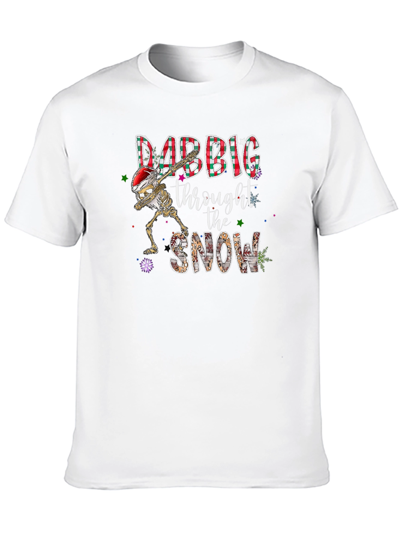 Dabbing Through The Snow Graphic Tee