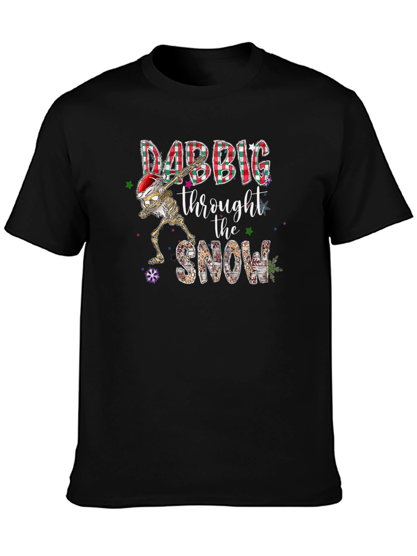 Dabbing Through The Snow Graphic Tee